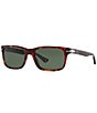 Color:Havana - Image 1 - Men's PO3048S 58mm Sunglasses