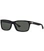 Color:Black - Image 1 - Men's PO3048S Polarized 58mm Sunglasses