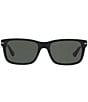 Color:Black - Image 2 - Men's PO3048S Polarized 58mm Sunglasses