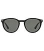 Color:Black - Image 2 - Men's PO3152S Polarized 52mm Sunglasses
