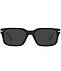 Persol Men's PO3272S 53mm Rectangle Polarized Sunglasses, Color:Black - Image 2