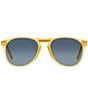 Color:Yellow - Image 2 - Men's PO9649S 52mm Aviator Polarized Sunglasses