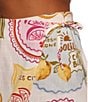 Petal & Pup Siena Printed Linen Blend Coordinating Mini Wrap Skirt, Color:Bella - Image 3