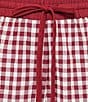 Petal & Pup Lawson Gingham High Rise Wide Leg Side Stripe Track Pants - Image 4