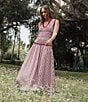 Petal & Pup Leabrook Gingham V-Neck Sleeveless Drop Waist Maxi Dress - Image 6