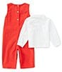 Petit Ami Baby Boys Long Sleeve Train Coverall - Image 3