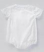 Color:White - Image 2 - Baby Boys Newborn-9 Months Short-Sleeve Baseball Bodysuit