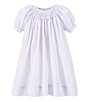 Color:Lavender - Image 1 - Baby Girls 3-9 Months Smocked Dress