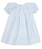 Color:Blue - Image 2 - Baby Girls Preemie-Newborn Smocked Dress