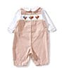 Petit Ami Baby Hand Picture Smoked Turkey Coverall - Image 1
