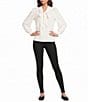 Petite Size Slim Factor Ponte Knit No Waist Leggings - Image 5
