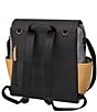 Color:Camel/Graphite - Image 2 - Magnetic Front Boxy Backpack Diaper Bag - Colorblock