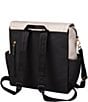 Color:Sand/Black - Image 2 - Boxy Backpack Diaper Bag - Sand & Black