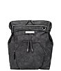 Color:Midnight Leatherette - Image 1 - Cinch Convertible Backpack - Leatherette