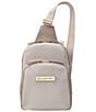 Petunia Pickle Bottom Criss-Cross Sling, Color:Grey Matte Cable Stitch - Image 1