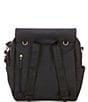 Petunia Pickle Bottom Matte Leatherette Boxy Backpack Diaper Bag, Color:Black Matte - Image 2