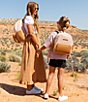 Color:Blush/Camel - Image 6 - Mini District Backpack