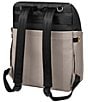 Color:Black/Sand Cable Stitch - Image 2 - Tempo Backpack Diaper Bag