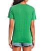 Color:Green - Image 2 - Dbo Space Oversized Graphic T-Shirt