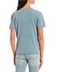 Color:Light Blue - Image 2 - Janis Squares Graphic T-Shirt