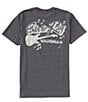 Color:Graphite Heather - Image 1 - Short Sleeve Steve Ray Graphic T-Shirt