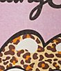 Philcos The Rolling Stones Cheetah Lips Crewneck Short Sleeveless T-Shirt, Color:Light Pink - Image 5