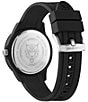 Color:Black - Image 3 - Fearless Men's Black Silicone Quartz Chronograph Watch