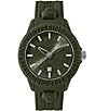 Color:Green - Image 1 - Fearless Men's Green Silicone Watch