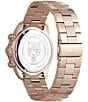 Color:Rose Gold - Image 3 - Hurricane Chronograph Women's Watch