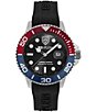 Philipp Plein Men's Chrome Surfer Analog Silicone Strap Watch - Image 5