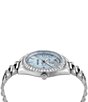 Philipp Plein Men's Date Superlative Crystal Quartz Analog Stainless Steel Bracelet Watch, Color:Silver - Image 2