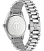 Philipp Plein Men's Date Superlative Crystal Quartz Analog Stainless Steel Bracelet Watch, Color:Silver - Image 3