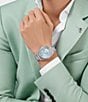 Philipp Plein Men's Date Superlative Crystal Quartz Analog Stainless Steel Bracelet Watch, Color:Silver - Image 5