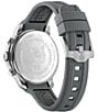 Color:Silver - Image 3 - Sport Gain Men's Quartz Chronograph Silicone Band Watch