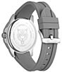 Color:Grey - Image 3 - Sport Touchdown Grey Silicone Strap Men's Watch