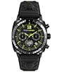 Color:Black - Image 1 - Sport Wildcat Green Detail Chronograph Men's Watch