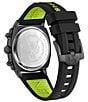 Color:Black - Image 3 - Sport Wildcat Green Detail Chronograph Men's Watch