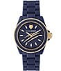 Color:Blue - Image 1 - The Scratch Women's Silicone Bracelet Chronograph Watch