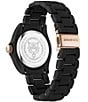 Color:Black - Image 3 - The Scratch Women's Silicone Chronograph Watch