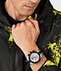 Color:Black - Image 5 - The Scratch Women's Silicone Chronograph Watch