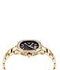 Color:Gold - Image 3 - Women's Spectre Crystal Quartz Analog Gold Stainless Steel Watch