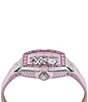 Philipp Plein Women's The Keleton 2.0 Automatic Leather Strap Watch - Image 6