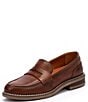 Color:Cuero - Image 5 - Aldaya W8J Water Resistant Leather Penny Loafers