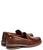 Color:Cuero - Image 6 - Aldaya W8J Water Resistant Leather Penny Loafers