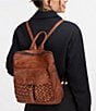 Pikolinos Faura Leather Woven Backpack - Image 6