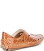 Color:Brandy - Image 2 - Jerez Floral Leather Cut-Out Detail Slip-On Moccasins