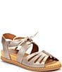 Color:Stone - Image 1 - Marazul W3F Leather Wedge Sandals