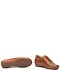Color:Brandy - Image 4 - Puerto Vallarta Leather Perforated Loafers