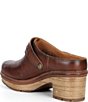 Pikolinos Sort Leather Clogs - Image 3
