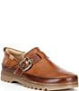 Pikolinos Vigo Leather Buckle Strap Clogs - Image 1